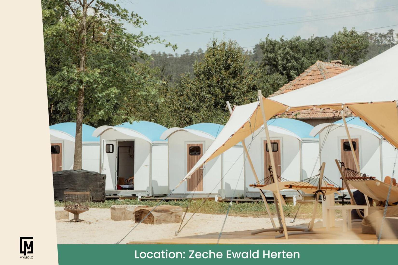 Glamping In Der Zeche Ewald Herten Herten  Εξωτερικό φωτογραφία