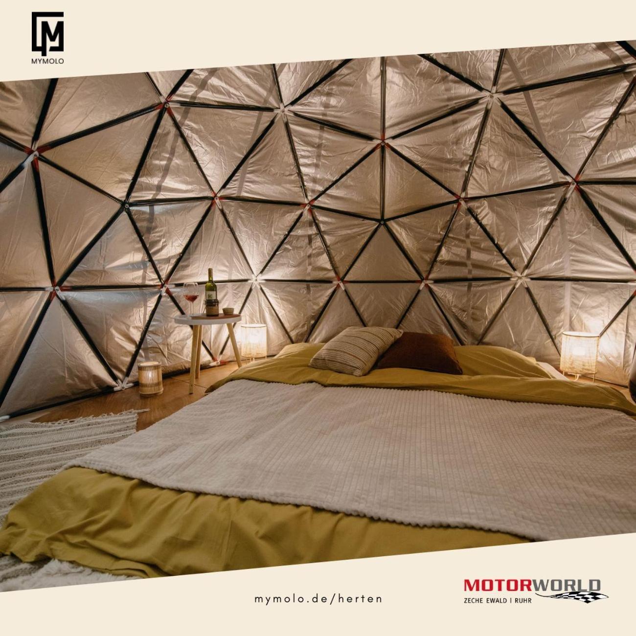 Glamping In Der Zeche Ewald Herten Herten  Εξωτερικό φωτογραφία
